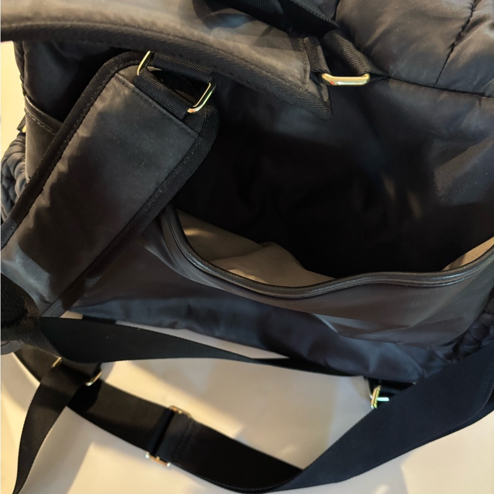 HAPP•black levy backpack diaper bag EUC - Picture 7 of 14